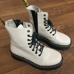 Dr. Martens White Jadon Boots (Women's 9)